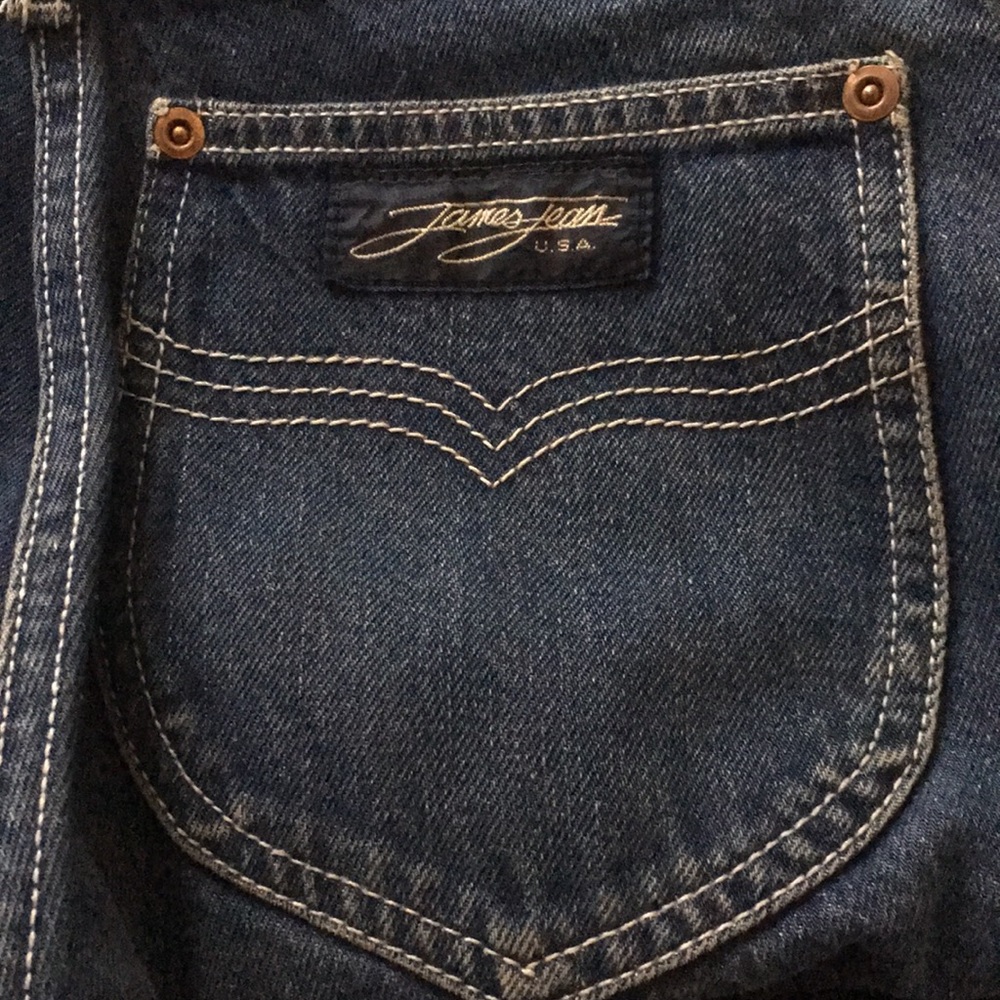 Vintage high waisted wide leg denim